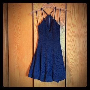 Blue dress
